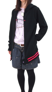 うさみみパーカー着前 うさみみパーカー着前