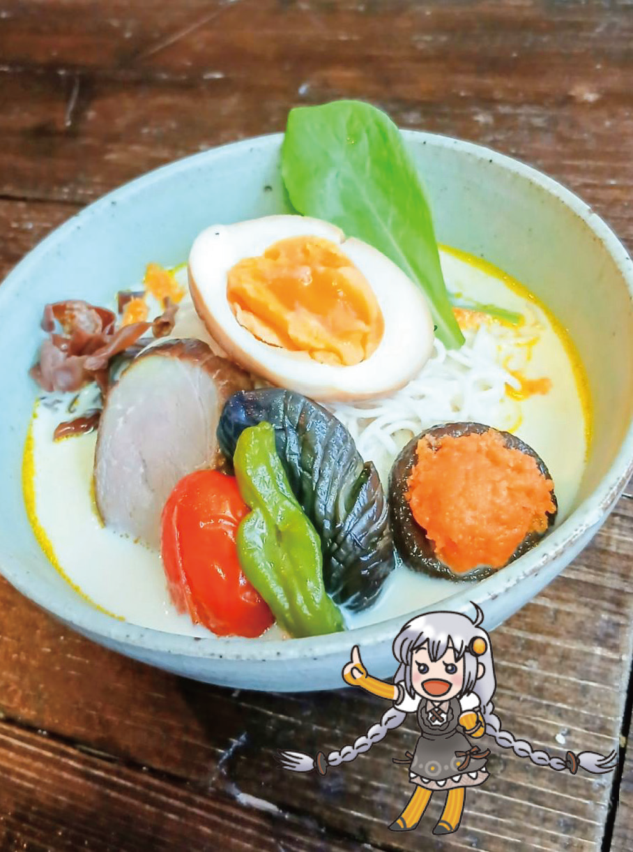 あかりちゃんの白い鶏だし豆乳麺